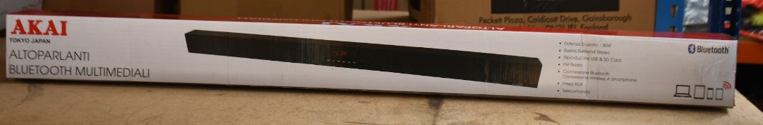 A new AKAI Bluetooth 01 Soundbar.