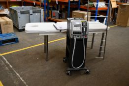 A Crystal Clear Skin Care C100 Series 2 IPL machine on wheeled stand (Minimal usage since new