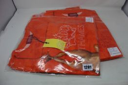 Five as new Thames Chicken T-shirts (One of twelve limited edition products uniquely approved by the