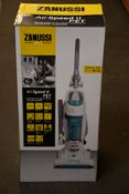 A new Zanussi Air Speed ll Pet bagless cyclonic upright vacuum cleaner (ZAN2021PT).