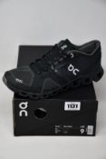A pair of women's as new On Running Cloud X trainers (UK 7).