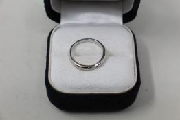 A Tiffany & Co Platinum Nesting Narrow Band ring (Size L - RRP £980).