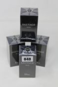Four as new Dior Sauvage eau de parfum (4 x 60ml).
