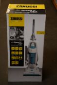 A new Zanussi Air Speed ll Pet bagless cyclonic upright vacuum cleaner (ZAN2021PT).