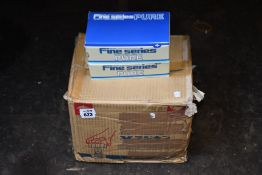 Ten boxed as new Fujikin Fine Series block diaphragm valves (Item No. FBNDV-6.35-2B3-316LP-KBF,