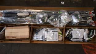 A Callaway Custom Fitting box containing four drivers: Epic Max LS 10.5, Epic Speed 10.5, and Epic