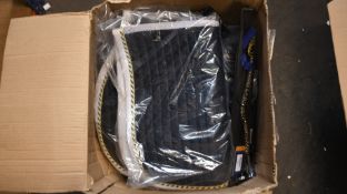 A quantity of R and R Country Horse riding equipment and related items (Approximately 25 items).