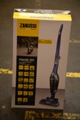 A new Zanussi Blue Handy Go 2 in 1, 95W, 0.55L rechargeable cordless vacuum cleaner (ZANDX75).