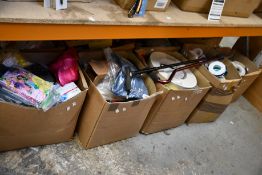 A large quantity of miscellaneous items to include toiletries/cosmetics, stationery, tool bits and