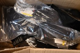 A quantity of as new 100% sportswear to include; five jerseys, six gloves and other related items (