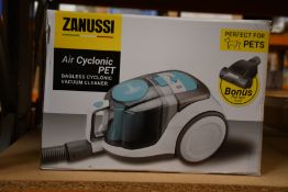 A new Zanussi Air Cyclonic pet bagless vacuum (ZAN8620PT).