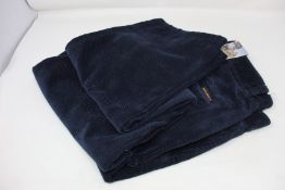 A pair of as new Nude Jeans Co. Lazy Leo navy cords (W32/L32 - RRP £135).