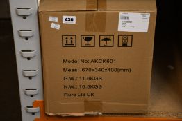 Two new AKAI Electric 6L steam, bake, saute, stew pressure cookers (AKCK601).