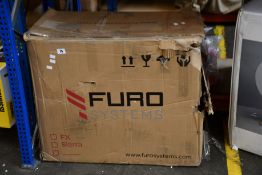 A Furo folding electric bike (Note: This item has not been assembled and may be incomplete,