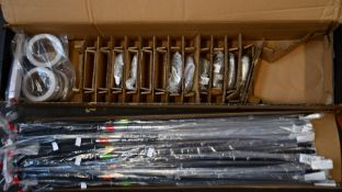 A Callaway Custom Fitting box containing eight Apex DCB 7 Irons (UP2 x 2, STD x 2, FL2 x 2, all RH