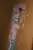 An as new Adidas Ina .4 Hockey Stick (Size: 36.5, Purple Tint).