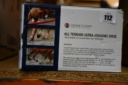 A pair of boxed as new Equine Fusion - All Terrain Ultra jogging shoes (Size 12, black).