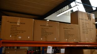 A quantity of as new Maximo Fitness foam rollers (Approximately 55).