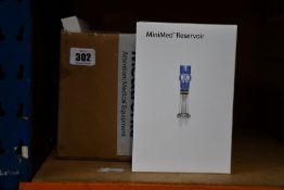 Three Medtronic - MiniMed Quick-set 6mm 60cm infusion sets and three MiniMed Reservoirs, all as