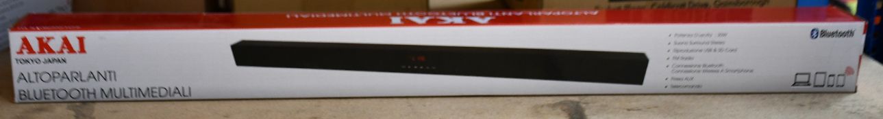 A new AKAI Bluetooth 01 Soundbar.