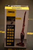 A new Zanussi Red Handy Go 2 in 1, 95W, 0.55L rechargeable cordless vacuum cleaner (ZANDX75).