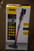 A new Zanussi Red Z8 Complete Clean cordless rechargeable 400W, 0.05L foldable vacuum cleaner (