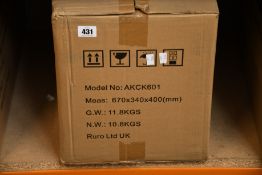 Two new AKAI Electric 6L steam, bake, saute, stew pressure cookers (AKCK601).