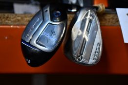 An as new Cobra Snakebite, with Arccos Caddie, 50 wedge golf club together with a pre-owned Cobra