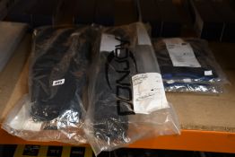 Two as new DonJoy Fast Fit Trom (Size M) and three Procare Reddie Braces (Sizes 1x XL, 2x XXL).