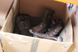 Eight pairs of as new Jana Relax boots (Assorted sizes).