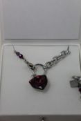 An as new Coeur De Lion Magic Crystal Amethyst Necklace 5054/10-0824 (RRP £129).