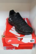A pair of as new Nike Air Max Plus (UK 10).