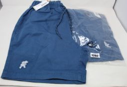 Four pairs of as new Karhu Trampas shorts (S, 2 x L, XL - RRP £60).