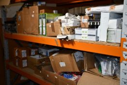 A large quantity of electrical and related items.