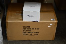 Twelve boxed as new Wax Star - Professional Wax Warmers.