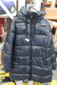 A women's as new Geox Emalise long parka (Size 42).