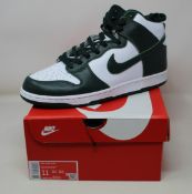 A pair of as new Nike Dunk Hi SP (UK 10).