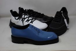 A pair of as new Paul Smith sneakers in black (No box, no size, possibly UK 9, unworn sample