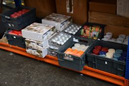 A quantity of assorted candles to include Aroma Art, Cabana candles, wedding candles and jar