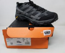 A pair of as new Merrell Moab 2 Vent hiking shoes (UK 8).