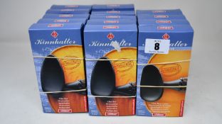Fourteen boxed as new Wittner Kinnhalter chin rests.