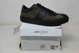 A pair of as new Jimmy Choo Portman sneakers (EU 41- Damaged box).