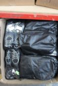 A quantity of women's as new unbranded black trainers (Assorted sizes - approximately 20 pairs).