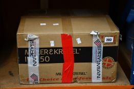 A Miller & Kreisel IW150 in wall speaker.