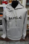 An as new A.P.C. x Sacai Taiyo hoodie (M).