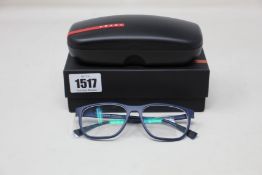 A pair of as new Prada glasses frames.