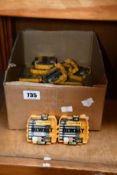 Nineteen DeWalt x 15, 50mm Pz2 impact driver bits with tough cases.