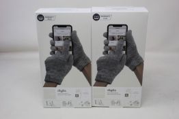 Thirty boxed as new Moshi Digits Winter Touchscreen Gloves - Warm Knit Gloves (S).