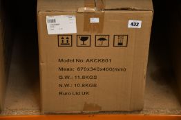 Two new AKAI Electric 6L steam, bake, saute, stew pressure cookers (AKCK601).