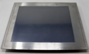 COLLECTION ONLY: A pre-owned Allen Bradley 6186M-17PTSS Industrial Monitor (Untested. Sold as